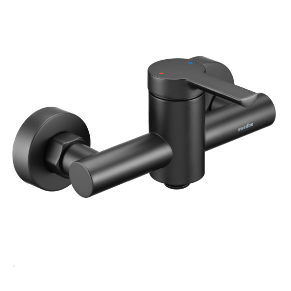 Смеситель для душа Swedbe Diana черный (1020B)