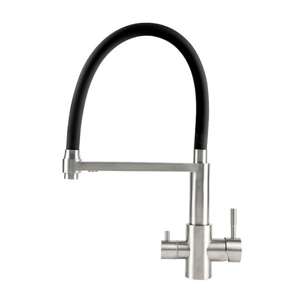 Смеситель для кухни Osgard Resa с переключением фильтр хром черый (88293) Смеситель для кухни Osgard Resa с переключением фильтр хром черый (88293)