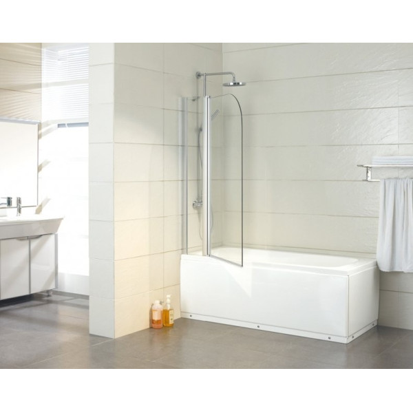 Душевая шторка Azario Merrit 110x140 стекло прозрачное, профиль хром (AZ-NF6221 110)