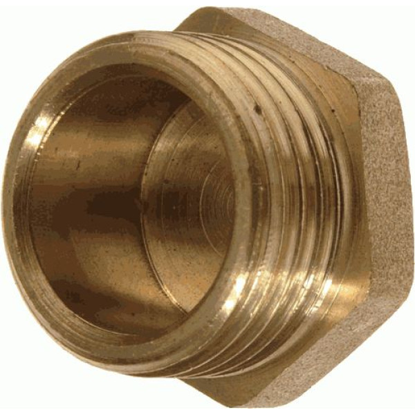 Заглушка 3/4"Н TeRma (латунь) (06310) Заглушка 3/4"Н TeRma (латунь) (06310)