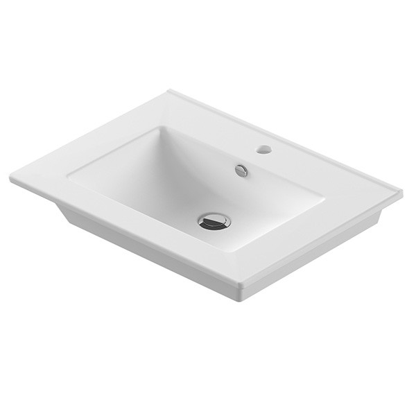 Раковина встраиваемая Sanita Luxe Quadro (QDR75SLWB01) Раковина встраиваемая Sanita Luxe Quadro (QDR75SLWB01)