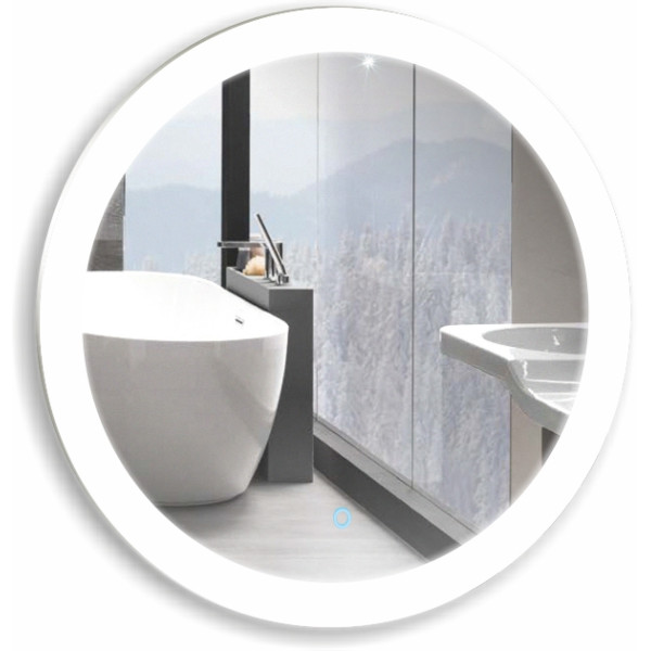 Зеркало Azario Перла-2 d770 сенсорный выключатель с функцией диммемра+подогрев (ФР-00001045) Зеркало Azario Перла-2 d770 сенсорный выключатель с функцией диммемра+подогрев (ФР-00001045)