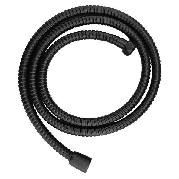 Смеситель для ванны Azario Lursy длинный излив с ручным душем шланг 150 см черный матовый (AZ-K1749B)