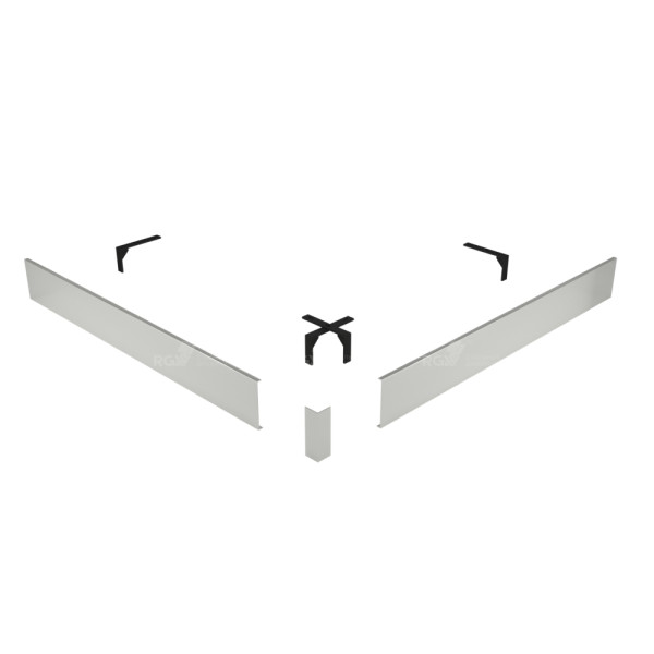 Экран фронтальный для поддона RGW N/ST-01 W 90 белый (50231599-01) Экран фронтальный для поддона RGW N/ST-01 W 90 белый (50231599-01)