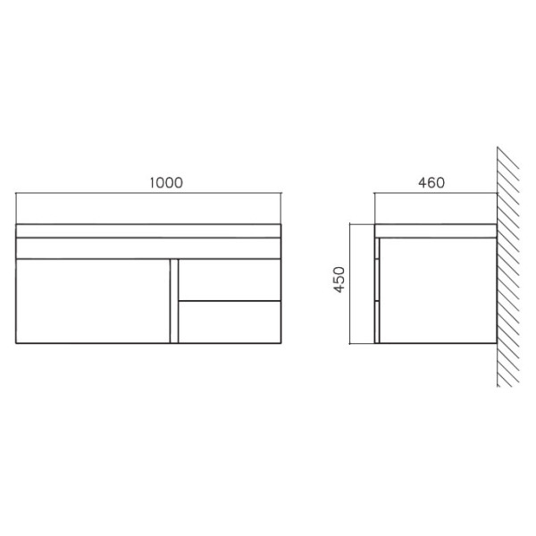 Тумба подвесная BelBagno Luce 100 см Bianco Laccato Lucido (BB1000VAC/BL) Тумба подвесная BelBagno Luce 100 см Bianco Laccato Lucido (BB1000VAC/BL)