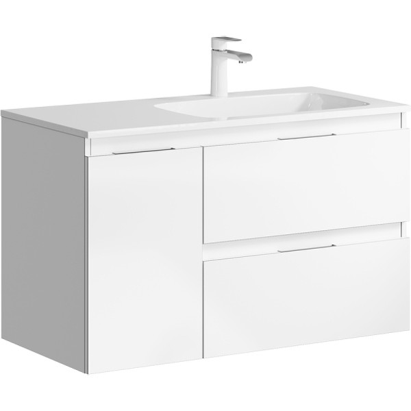 Тумба подвесная Aqwella Accent 914x445x558 белый (ACC0109RW)