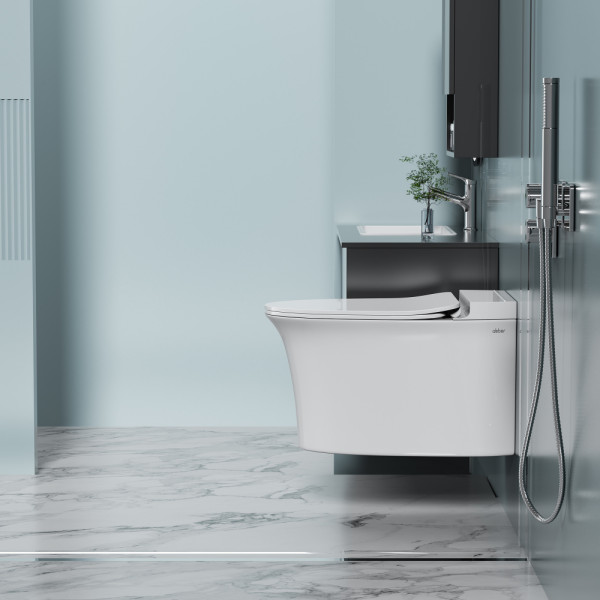 Унитаз подвсеной Abber Bequem с импульсным смывом белый (AC1124P) Унитаз подвсеной Abber Bequem с импульсным смывом белый (AC1124P)