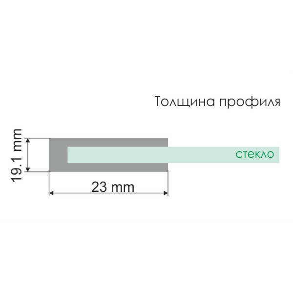 Душевая дверь WasserKraft Rhin 100*200 стекло прозрачное, профиль белый (44S12)