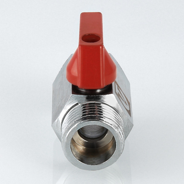 Кран 1/2" ВН шаровый Valtec MINI (красная ручка) VT.331.N.04 Кран 1/2" ВН шаровый Valtec MINI (красная ручка) VT.331.N.04