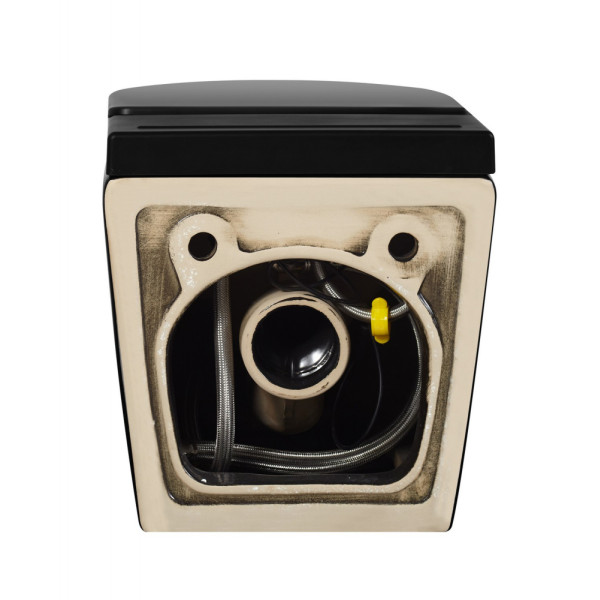 Унитаз подвесной Abber Bequem 360x580x380 черный матовый (AC1108PMB)