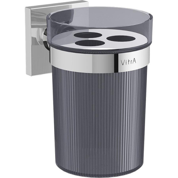 Стаканчик для зубных щеток Vitra Root хром (A44806)
