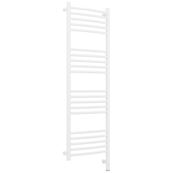 Полотенцесушитель электрический Сунержа Богема 3.1 выгнутая 1200x400 провод справа матовый белый (30-6003-1240)