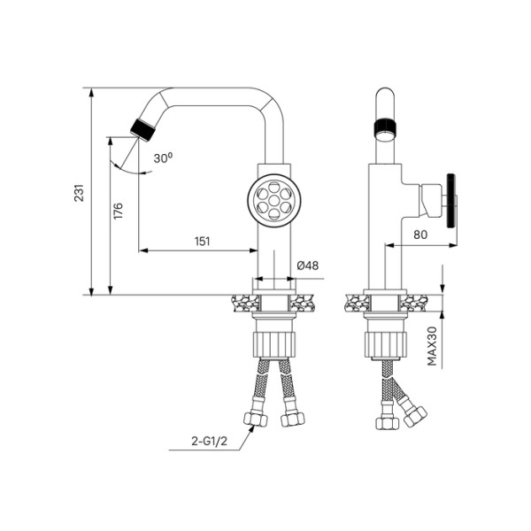 Смеситель для раковины Iddis Grange (GRABLR0i01)
