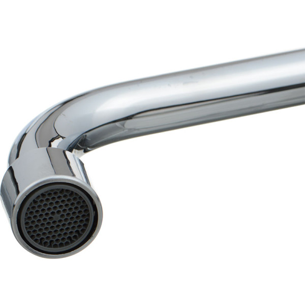 Излив Melodia для смесителя круглый S-образный с аэратором 20см (MKP20698P)