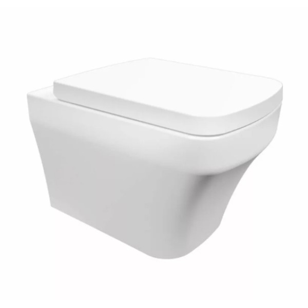 Унитаз подвесной с биде Creavit Solo 36x51,5x33,5 белый (SO321-00CB00E-0000)