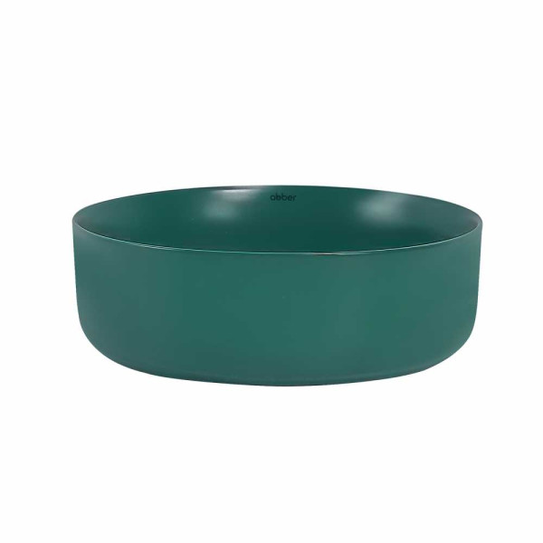 Раковина накладная Abber Bequem темно-зеленая матовая (AC2108MBG) Раковина накладная Abber Bequem темно-зеленая матовая (AC2108MBG)