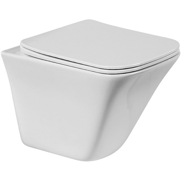 Унитаз подвесной BelBagno Marmi безободковый (BB052CHR/BB052SC)