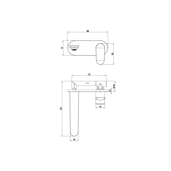 Смеители для раковины Aquatek Ника встраиваемый хром (AQ1813CR) Смеители для раковины Aquatek Ника встраиваемый хром (AQ1813CR)