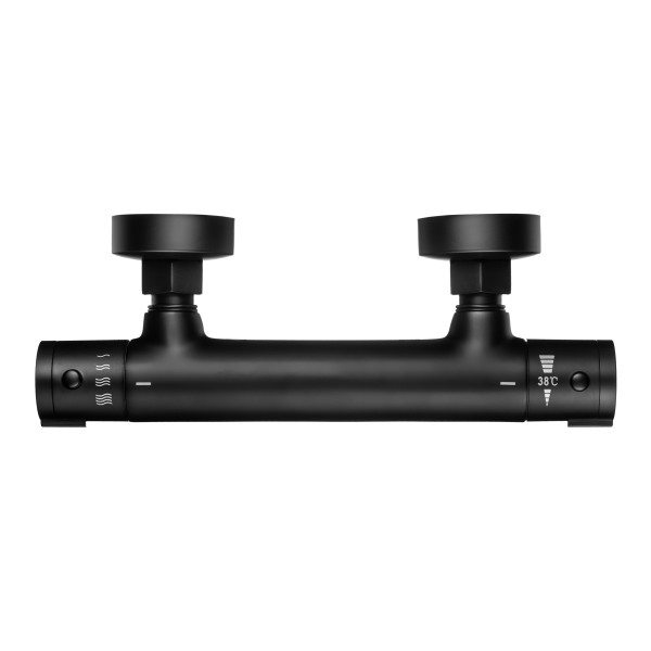 Смеситель термостатический для душа Swedbe Mercury черный (9025B)