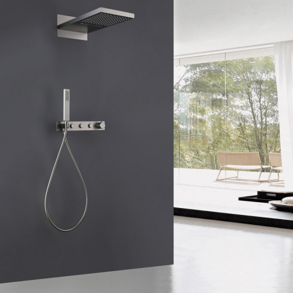 Душевая система Abber Rund  сатин (AF8752SP)