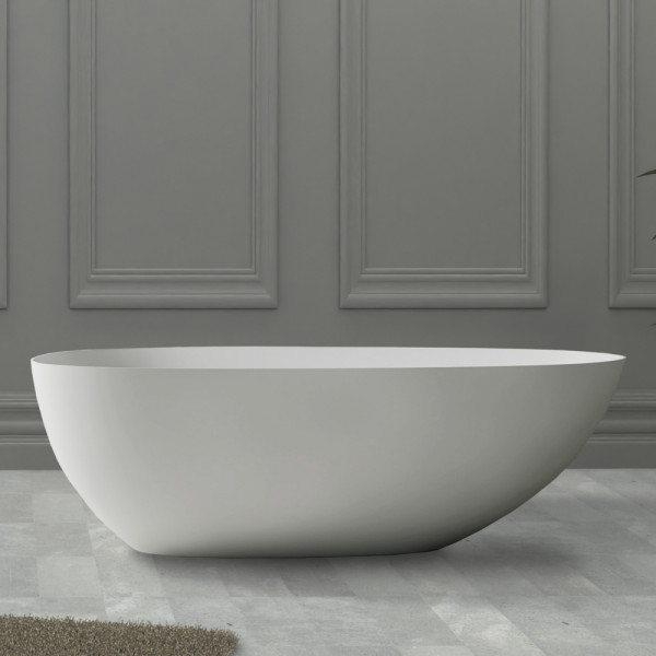 Ванна из искусственного камня Abber Stein 170x80 белая матовая (AS9611-1.7) Ванна из искусственного камня Abber Stein 170x80 белая матовая (AS9611-1.7)