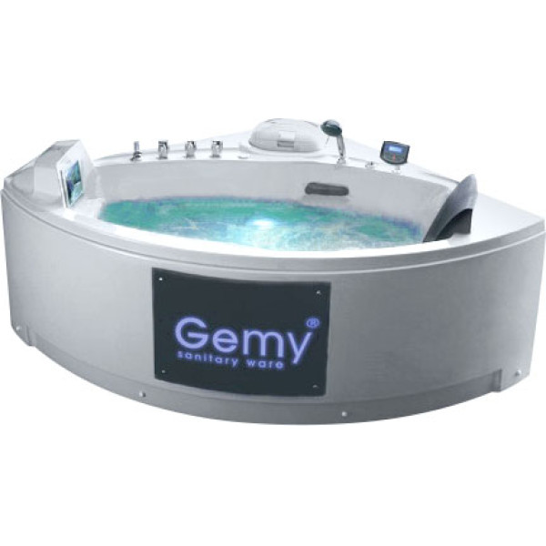 Ванна гидромассажная и аэромассажная Gemy 1500x1500x820 (G9067 O) Ванна гидромассажная и аэромассажная Gemy 1500x1500x820 (G9067 O)