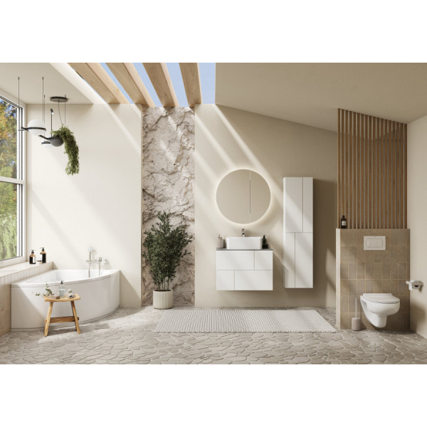 Столешница Roca Luna 796x461x11 серый (Z.RU93.0.777.1)