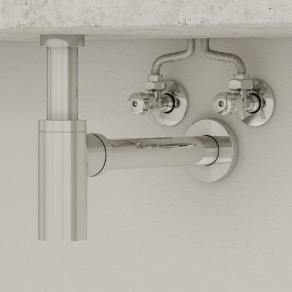 Кран угловой с отражателем 1/2"x3/4" кран-букса латунь Iddis (910B0P2C4CZ)