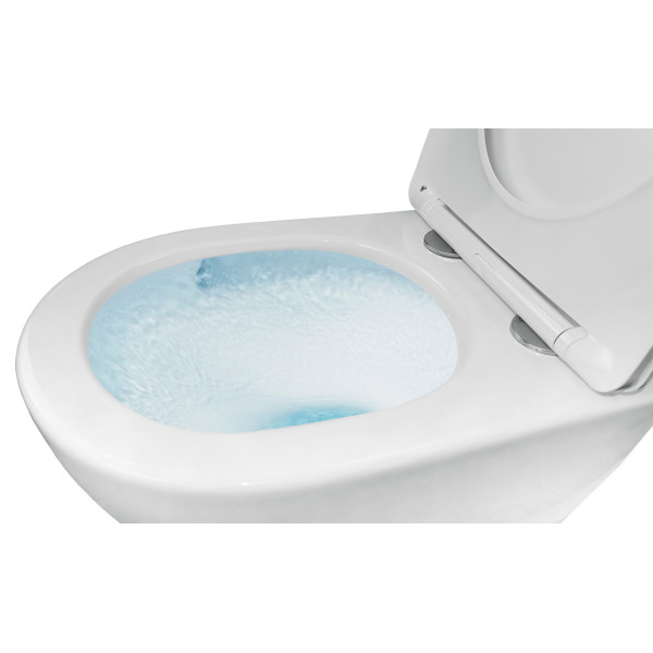 Инсталляция для подвесного унитаза Azario Forte+подвесной унитаз Azario с сиденьем микролифт (AZ-100-100F+AZ-0093UQ3)