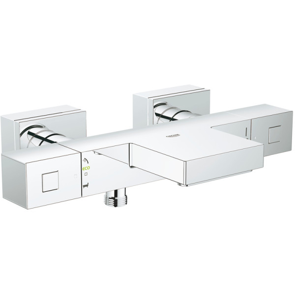 Смеситель для ванны и душа Grohe Grohtherm Cube с термостатом хром (34497000)