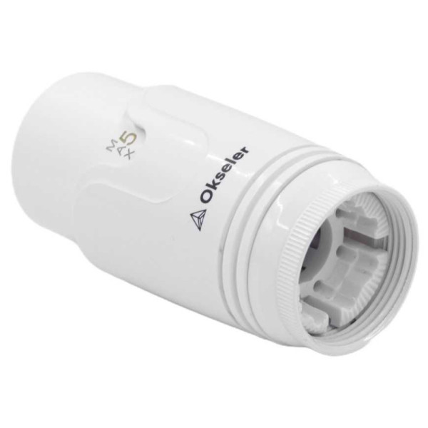 Головка термостатическая Okseler Design M30x1,5 белая (Oks01019)