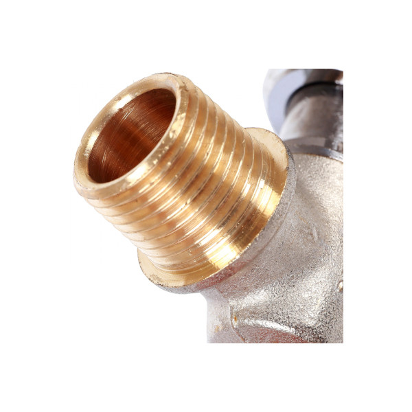 Кран угловой Stout 1/2"x1/2" НР шаровой с накидной гайкой (ручка бабочка) (SVB-0010-000015)