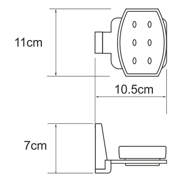 Мыльница WasserKRAFT Lopau (K-6029)