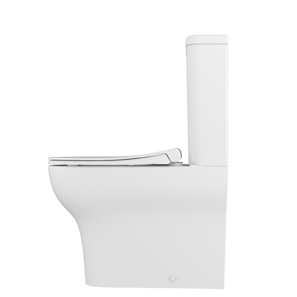 Унитаз-компакт Vitra Zentrum 60 см, тонкое сиденье микролифт с функцией биде, смеситель (9012B003-7226)