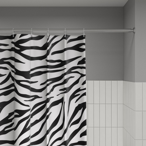 Шторка для ванн текстильная Iddis Base 180x200 черный (BB03P18i11)