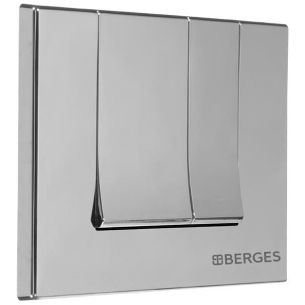 Клавиша смывная Berges для инсталляции Novum S3 хром глянцевый (040043)