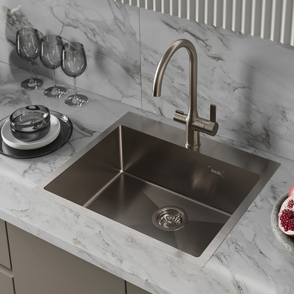 Мойка для кухни врезная Iddis haze 59x51 нержавеющая сталь сатин (HAZ59S0i77)