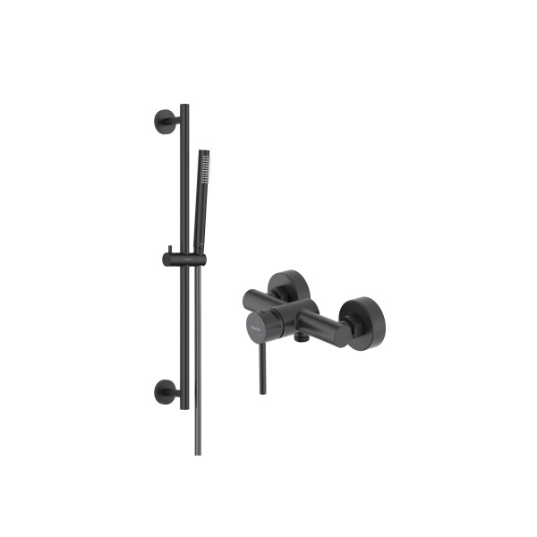 Комплект смесителей Aquatek Европа 3 в 1 AQ1360MB+AQ2012MB черный (AQ1332MB)