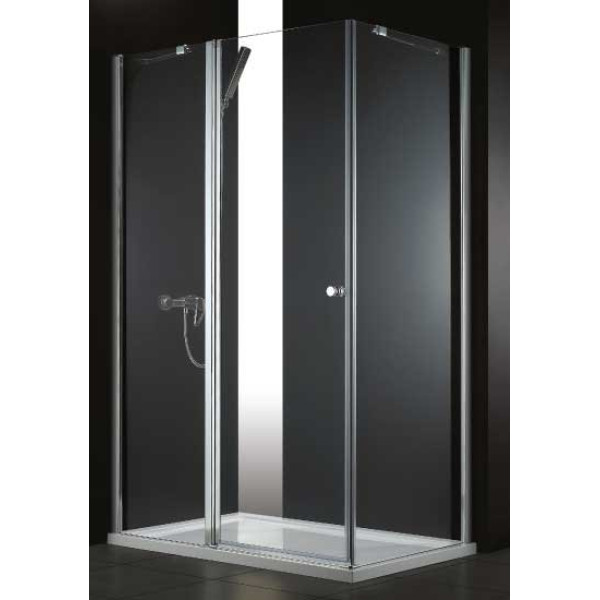 Душевой уголок Cezares Elena 120x80x195 стекло прозрачное, профиль хром (ELENA-W-AH-1-120/80-C-Cr)