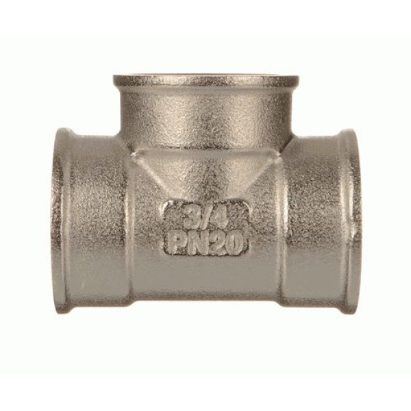 Тройник 3/4" TeRma Lite (никель) (06105L) Тройник 3/4" TeRma Lite (никель) (06105L)
