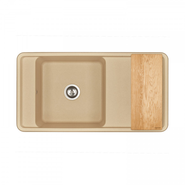 Мойка для кухни врезная Aquaton Беллис 510x970x250 латте (1.A725.1.32B.S26.0) Мойка для кухни врезная Aquaton Беллис 510x970x250 латте (1.A725.1.32B.S26.0)