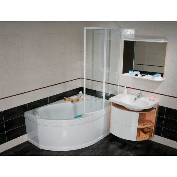 Ванна акриловая Ravak Rosa I 140х105 R без гидромассажа (CV01000000)