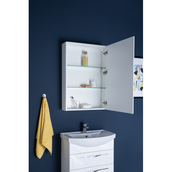 Зеркало-шкаф Aquanet Орлеан 59,6x85 белый (00183076)