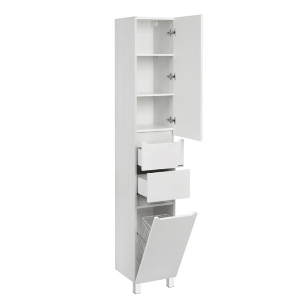 Шкаф-колонна Aquaton Дакота белый/выбеленное дерево (1A203203DAAY0) Шкаф-колонна Aquaton Дакота белый/выбеленное дерево (1A203203DAAY0)