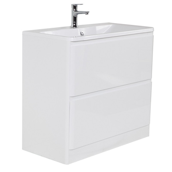 Тумба напольная BelBagno Albano 80 Bianco Lucido (Albano-800-2C-PIA-BL)
