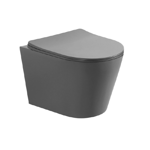Унитаз подвесной Aquatek Вега cерый матовый (AQ1905-MG)