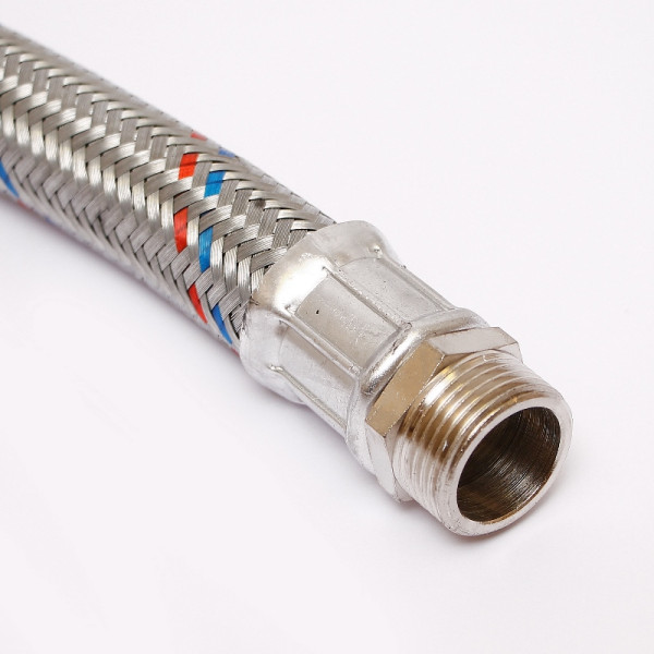 Подводка гибкая антивибрационная Uni-Fitt 800 мм 1" НВ DN 25 оплётка из нерж. стали (504S4408)