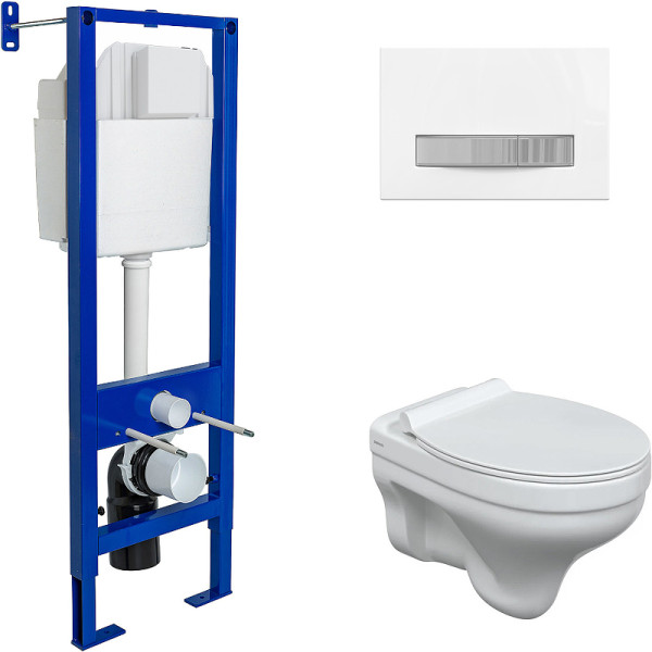 Комплект инсталляция с унитазом Berges Atom10 с клавишей Line хром/белая, унитаз ALBIT S, сидение Top Slim SO (042444) Комплект инсталляция с унитазом Berges Atom10 с клавишей Line хром/белая, унитаз ALBIT S, сидение Top Slim SO (042444)