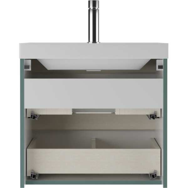 Тумба подвесная под умывальник Classica 60 Dune Олива В2 Домино (DD2504T)