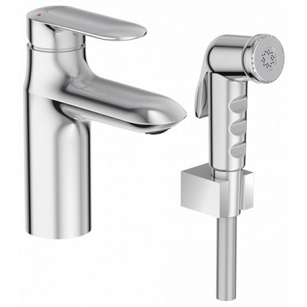 Смеситель для раковины Jacob Delafon Kumin с гигиеническим душем хром (E99465-CP)